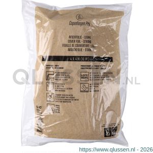 Copenhagen Pro afdekzeil LDPE 4x4 m 24 mu transparant 23.610.00