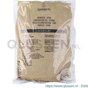 Copenhagen Pro bouwfolie LDPE 4x6 m 24 mu zwart 23.611.00