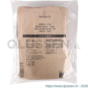 Copenhagen Pro bouwfolie LDPE 4x12,5 m 24 mu zwart 23.611.01