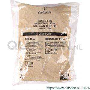 Copenhagen Pro bouwfolie LDPE 4x6 m 24 mu transparant 23.611.02