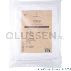 Copenhagen Pro puinvuilzak geweven 50 L 65x100 cm set 4 stuks 23.612.01