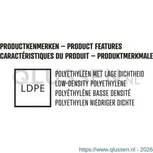 Copenhagen Pro vuilniszak 120 L 70x110 cm 49 mu set 10 stuks 23.612.03
