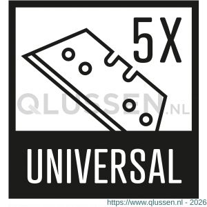 Copenhagen Pro reservemessen Universeel 18 mm set 5 stuks 23.702.02