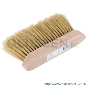Copenhagen Pro vladder zonder steel 20x4 cm wit kunstvezel FSC houten handvat 23.760.10