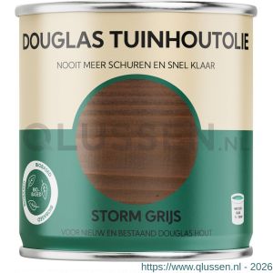 Tuinhoutolie Douglas-olie 750 ml storm grijs blik 25.922.01