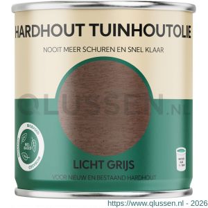 Tuinhoutolie hardhoutolie 750 ml licht grijs blik 25.931.01