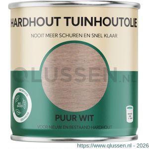 Tuinhoutolie hardhoutolie 750 ml puur wit blik 25.932.01
