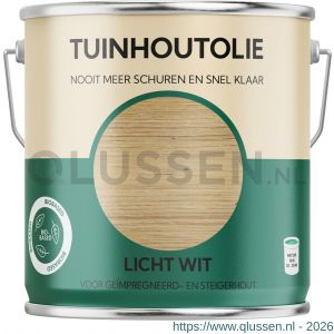 Tuinhoutolie tuinhoutolie 2500 ml licht wit blik 25.952.02