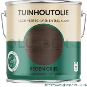 Tuinhoutolie tuinhoutolie 2500 ml regen grijs blik 25.954.02