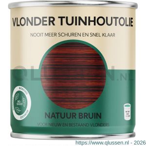 Tuinhoutolie vlonderolie 750 ml natuur bruin blik 25.960.01