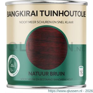 Tuinhoutolie Bangkirai-olie 750 ml natuur bruin blik 25.970.01
