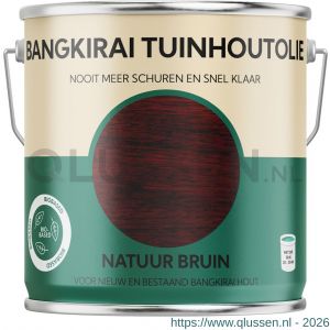 Tuinhoutolie Bangkirai-olie 2500 ml natuur bruin blik 25.970.02
