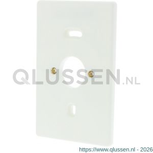 Merten montageplaat met felsmoer opbouw M4 combinatie polarwit 54.026.77