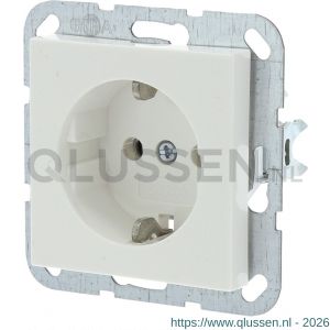 Gira System 55 contactdoos inbouw 1-voudig randaarde polarwit 54.191.42