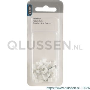 Q-Link kabelclip plat 6 mm wit 54.213.12