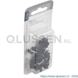 Q-Link kabelclip plat 8 mm zwart 54.213.22