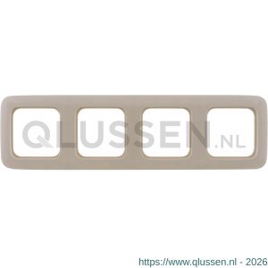 Busch-Jaeger SI afdekraam inbouw 4-voudig crème 66.000.24