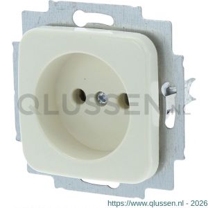Busch-Jaeger SI contactdoos inbouw 1-voudig crème 66.000.40