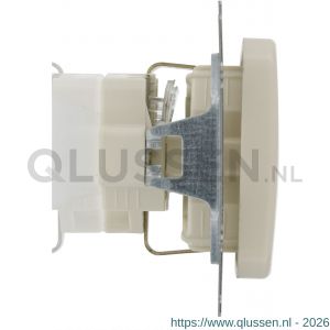 Busch-Jaeger SI contactdoos inbouw 1-voudig randaarde crème 66.000.42