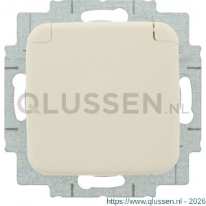 Busch-Jaeger SI contactdoos inbouw 1-voudig randaarde crème 66.000.44