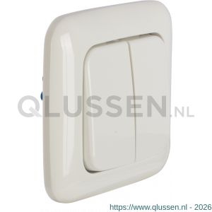 Busch-Jaeger Relfex afdekraam inbouw 1-voudig polarwit 66.001.21