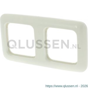 Busch-Jaeger Relfex afdekraam inbouw 2-voudig polarwit 66.001.22