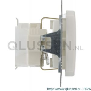 Busch-Jaeger Relfex contactdoos inbouw 1-voudig randaarde polarwit 66.001.42