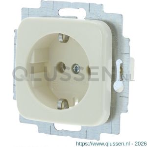 Busch-Jaeger Relfex contactdoos inbouw 1-voudig randaarde polarwit 66.001.42