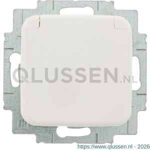 Busch-Jaeger Reflex contactdoos inbouw 1-voudig randaarde polarwit 66.001.44