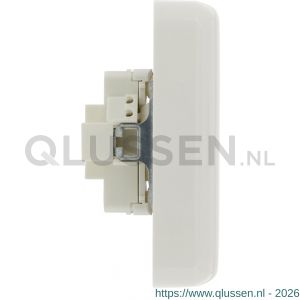 Busch-Jaeger Relfex contactdoos inbouw 2-voudig randaarde polarwit los 66.001.50