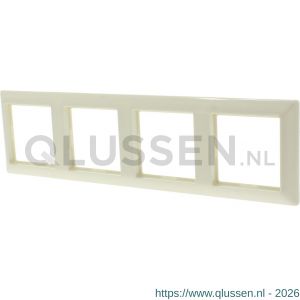 Jung System 55 afdekraam inbouw 4-voudig verticaal-horizontaal crème 66.002.26