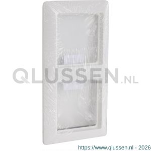 Jung AS500 afdekraam inbouw 2-voudig verticaal-horizontaal polarwit 66.003.22