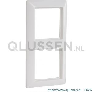 Jung AS500 afdekraam inbouw 2-voudig verticaal-horizontaal polarwit 66.003.22