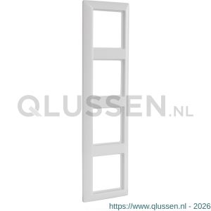 Jung AS500 afdekraam inbouw 4-voudig verticaal-horizontaal polarwit 66.003.26