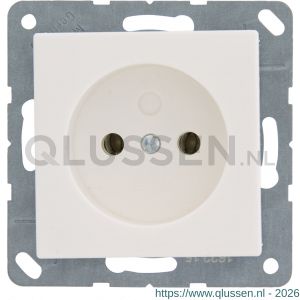 Jung AS500 contactdoos inbouw 1-voudig polarwit 66.003.40
