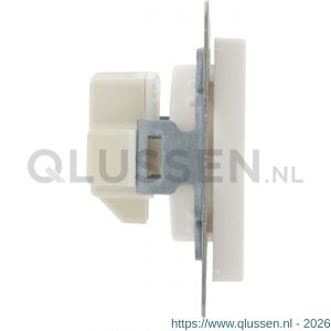 Jung AS500 contactdoos inbouw 1-voudig polarwit 66.003.40