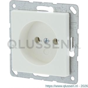 Jung AS500 contactdoos inbouw 1-voudig polarwit 66.003.40