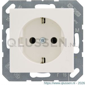 Jung AS500 contactdoos inbouw 1-voudig randaarde polarwit 66.003.42