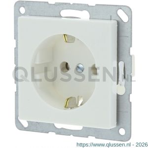 Jung AS500 contactdoos inbouw 1-voudig randaarde polarwit 66.003.42