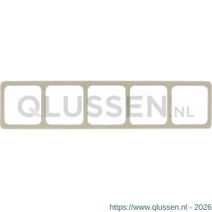Peha Standard afdekraam inbouw 5-voudig verticaal-horizontaal crème 66.010.28