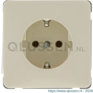 Peha Standard contactdoos inbouw 1-voudig randaarde crème 66.010.42