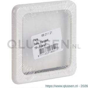 Peha Standard afdekraam inbouw 1-voudig polarwit 66.011.21