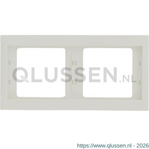 Berker K1 afdekraam inbouw 2-voudig polarwit 66.021.22