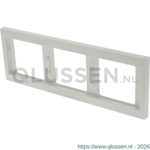 Berker K1 afdekraam inbouw 3-voudig polarwit. 66.021.24