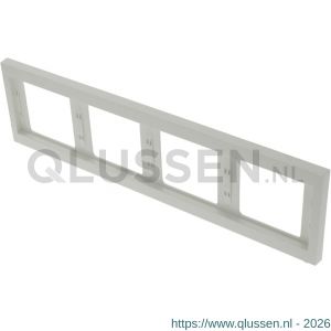 Berker K1 afdekraam inbouw 4-voudig polarwit 66.021.26