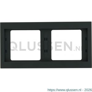 Berker K1 afdekraam inbouw 2-voudig antraciet 66.022.22