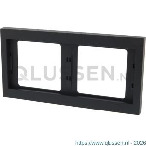 Berker K1 afdekraam inbouw 2-voudig antraciet 66.022.22