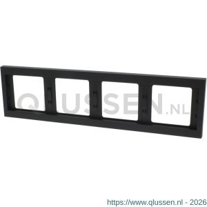 Berker K1 afdekraam inbouw 4-voudig antraciet 66.022.26