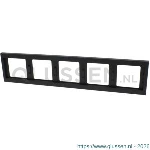Berker K1 afdekraam inbouw 5-voudig antraciet 66.022.28