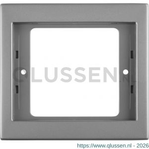 Berker K5 afdekraam 1-voudig RVS 66.023.21